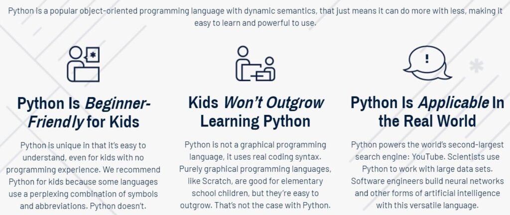 The best Python Coding for Kids in Dubai Abu Dhabi Sharjah UAE